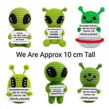 Load image into Gallery viewer, The Cutest Little Handmade Crochet Aliens...