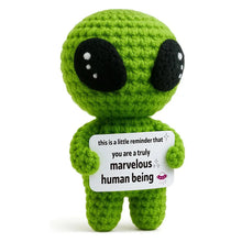 Load image into Gallery viewer, The Cutest Little Handmade Crochet Aliens...