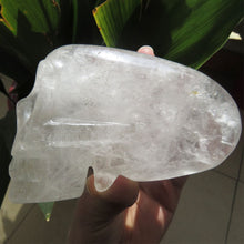 Load image into Gallery viewer, Hand Carved Crystal Elongated Skull