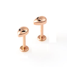 Load image into Gallery viewer, 1PCS Stainless Steel Alien Lip Ring 16G Helix Labret Stud Tragus Cartilage Earrings Unisex Dimple Nail Piercing Body Jewelry