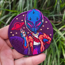 Load image into Gallery viewer, A World Of Alien Embroidered Iron On Patches..