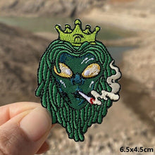 Load image into Gallery viewer, A World Of Alien Embroidered Iron On Patches..