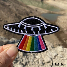 Load image into Gallery viewer, A World Of Alien Embroidered Iron On Patches..