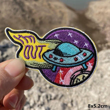 Load image into Gallery viewer, A World Of Alien Embroidered Iron On Patches..