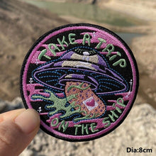 Load image into Gallery viewer, A World Of Alien Embroidered Iron On Patches..