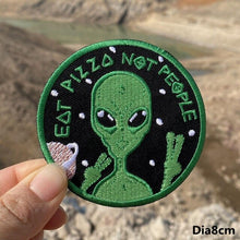 Load image into Gallery viewer, A World Of Alien Embroidered Iron On Patches..