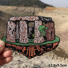 Load image into Gallery viewer, A World Of Alien Embroidered Iron On Patches..