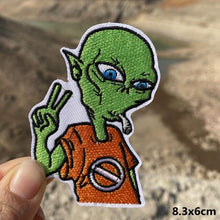 Load image into Gallery viewer, A World Of Alien Embroidered Iron On Patches..