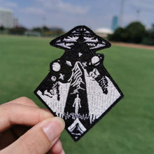 Load image into Gallery viewer, A World Of Alien Embroidered Iron On Patches..