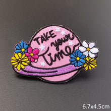 Load image into Gallery viewer, A World Of Alien Embroidered Iron On Patches..