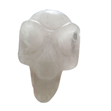 Load image into Gallery viewer, Hand Carved Crystal Elongated Skull