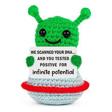 Load image into Gallery viewer, The Cutest Little Handmade Crochet Aliens...
