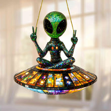 Load image into Gallery viewer, Alien UFO  Sun Catcher
