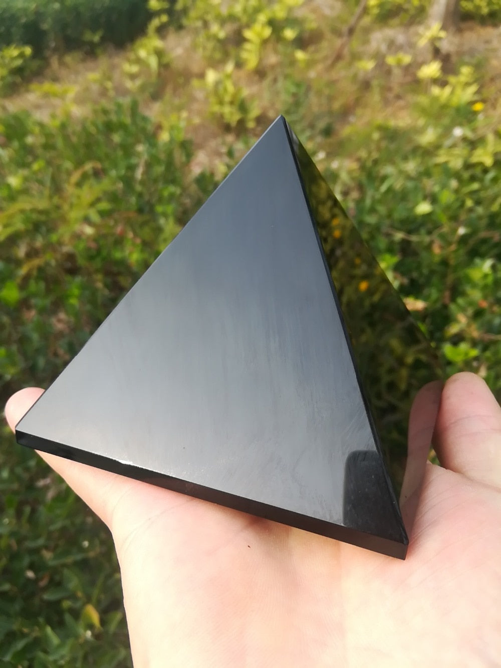 Black Obsidian Pyramids