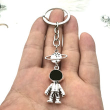 Load image into Gallery viewer, Alien Head Or Spaceman Keyring.
