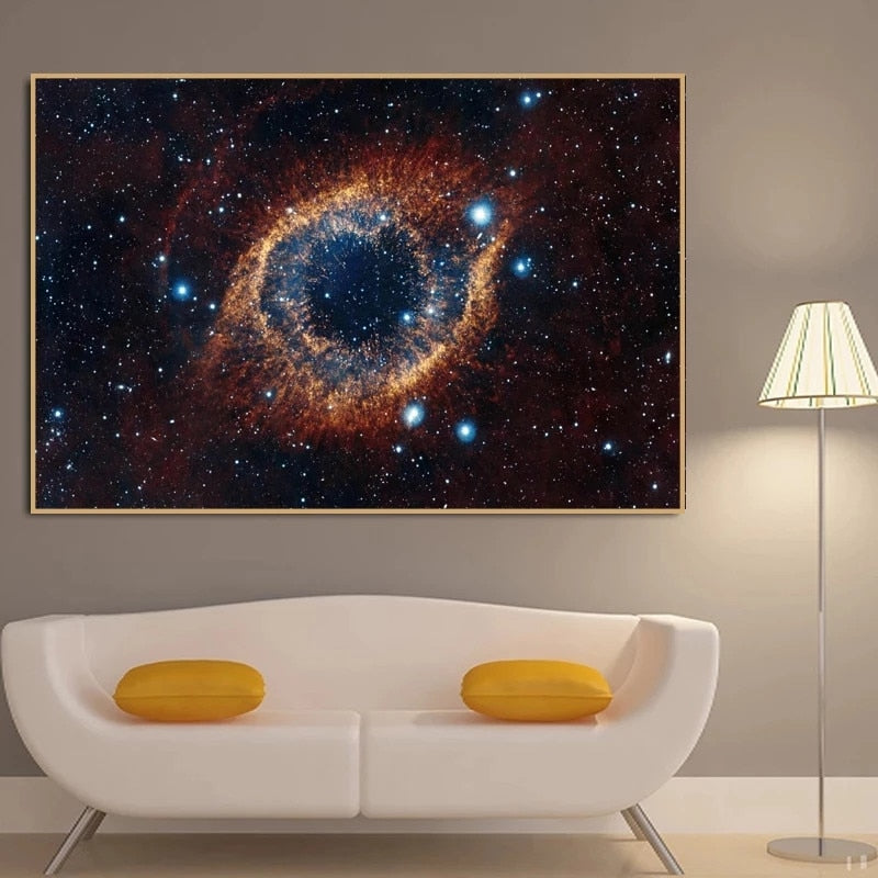 Abstract Eye Nebula Printed H.D.Canvas