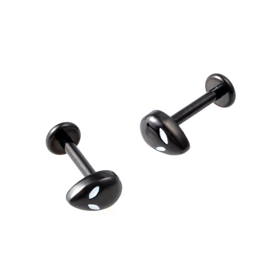 1PCS Stainless Steel Alien Lip Ring 16G Helix Labret Stud Tragus Cartilage Earrings Unisex Dimple Nail Piercing Body Jewelry