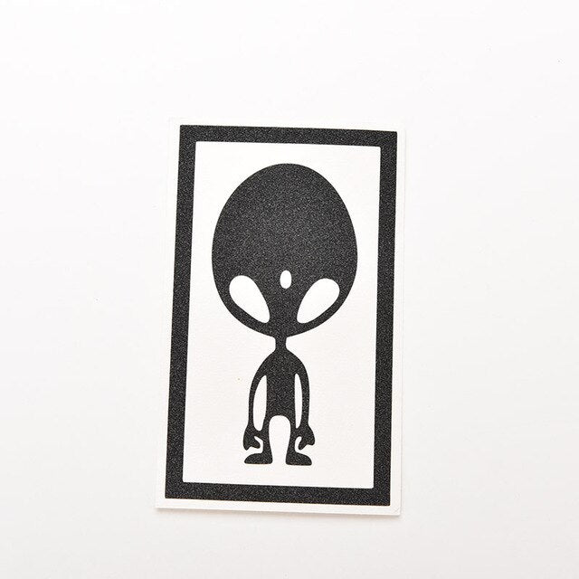 Little Alien Laptop Sticker