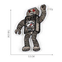 Load image into Gallery viewer, Handmade Embroidered Alien Themed Patches.
