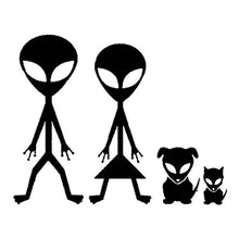 Load image into Gallery viewer, Alien Family Car Body Sticker.
