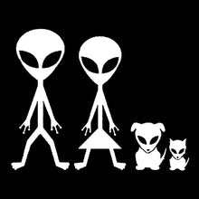 Load image into Gallery viewer, Alien Family Car Body Sticker.
